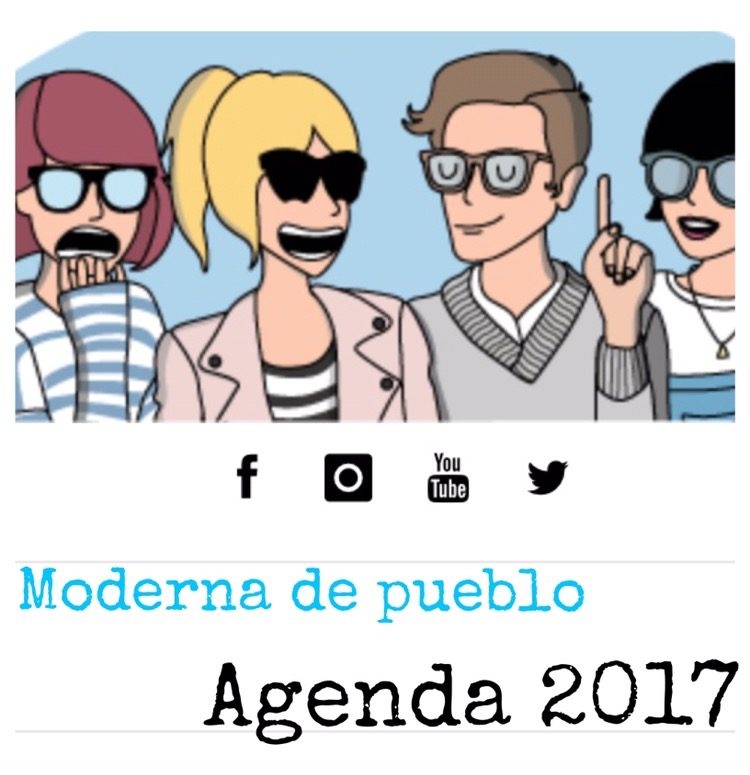 Agenda Moderna de pueblo.