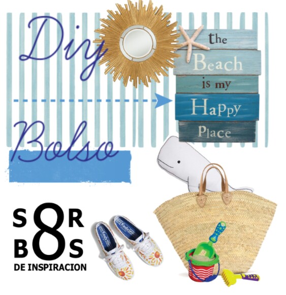 El tiempo entre costuras. Bolso de mimbre para la playa.