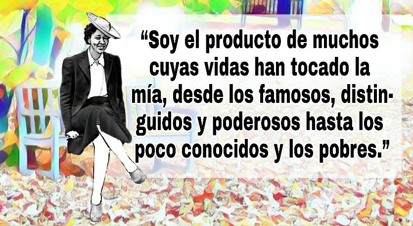 Cita de Dorothy Height: Soy producto de muchos