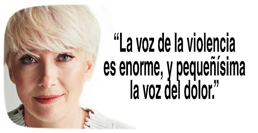 Cita de Emma Thompson: La voz de la violencia
