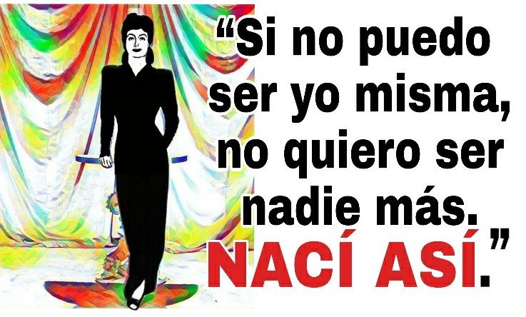 Cita de Joan Crawford: Nací así