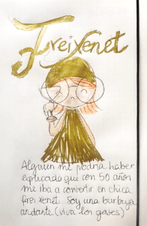 PIFA PIFIA. CHICA FREIXENET