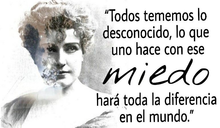 Cita de Lillian Russel: “Lo desconocido”