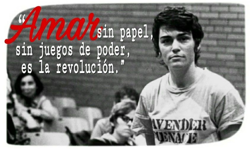 Cita de Rita Mae Brown: “Amar sin papel”