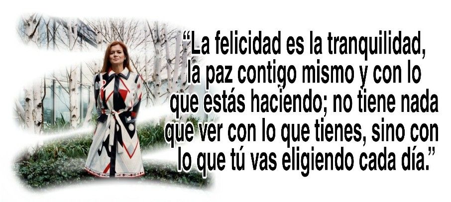 Cita de Elena Ochoa: La felicidad