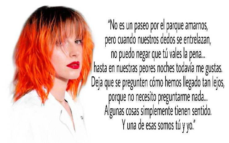 Cita Hayley Williams: Todavía me gustas.